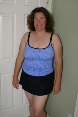 Kristen posing in swimsuits