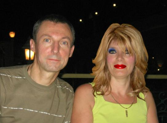 Travestis sexy e homem