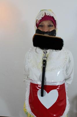 Whitetrash с кляпом во рту, немецкая шлюха Dhimmi Putridstinka