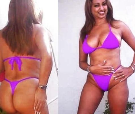 Femme échangiste allemande en bikini
