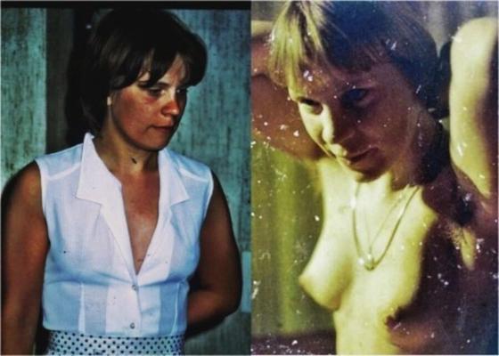 femme vintage sexy - habillée/déshabillée