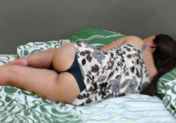 wife sleeping upskirt