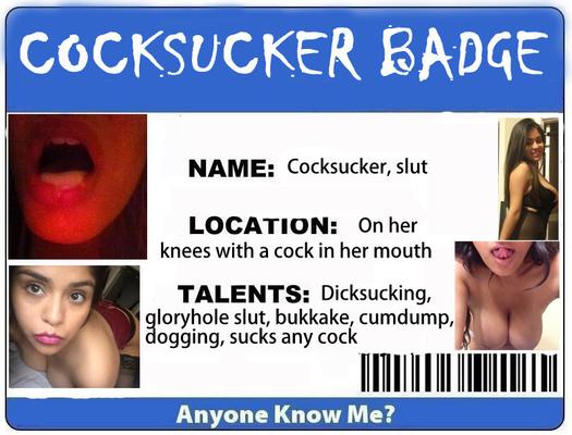 lusciouslatina の Cocksucker バッジ