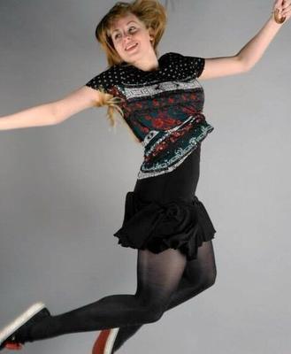 Amy – Schwarze Strumpfhose