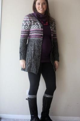 Petite brunette MILF in boots/tights office outfits