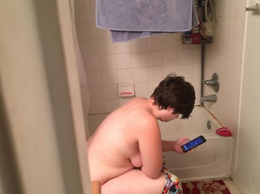 .. Young Room Mate Caught Naked And Shower  [Pics V