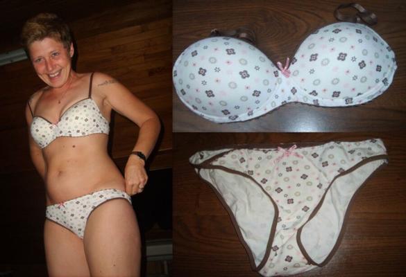 私たちの売春婦の友人...彼女のブラジャーとパンティを手に入れた