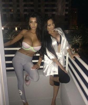 Britische prollige Schlampe Chloe Mafia Bilder aus Miami
