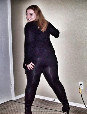 In leggings