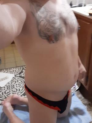 First prick cage in panties