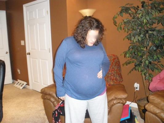 gran barriga embarazada ex