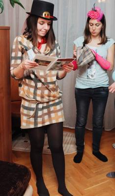Russian Slags in Pantyhose # - Two Party Cunts - Which One?