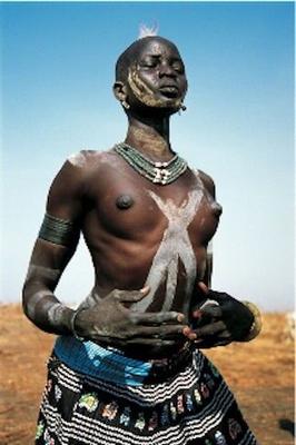 Afrikanischer Stamm – Dinka (Sudan)