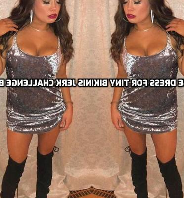 Тинка Jessie Thong в черном бикини на стрингах действительно хочет задницу в стрингах