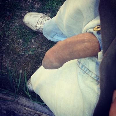 Handjob Outdoors