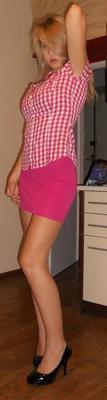 I in red lingerie - fake me.