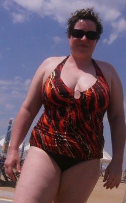 Fette Weiber im Badeanzug/Fat en traje de baño
