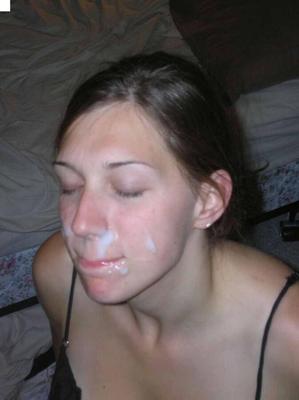Cum faced amateurs