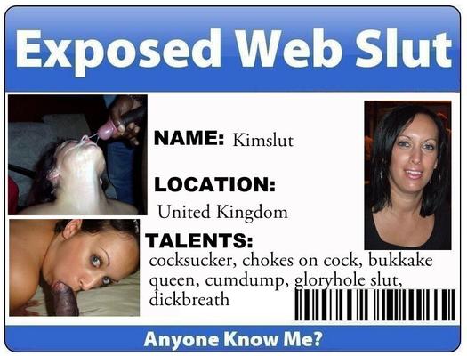 Insignia de puta para Kimslut