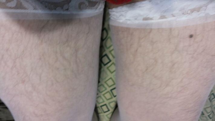 my first time in stockings
