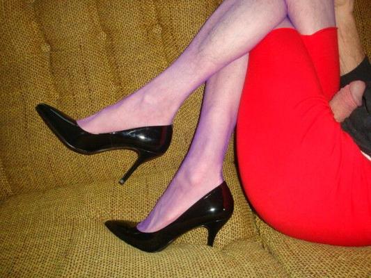 Purple Pantyhose Cock, Purple Pantyhose Toes For You to SUCK