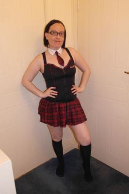 schoolgirl Clubbing outfit