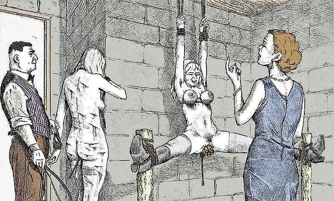 ジョセフ・ファレルのカラー化されたBDSM図面