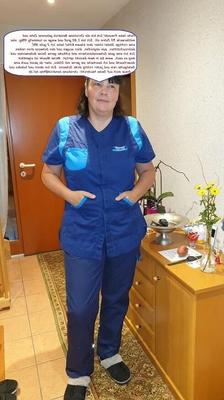 Christiane com texto