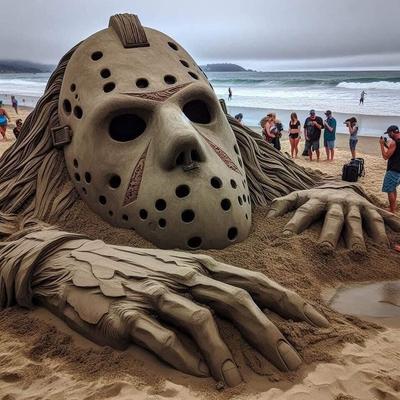 ハロウィンサンドアート