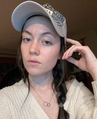 brunette busty freckles pics and butt tribute