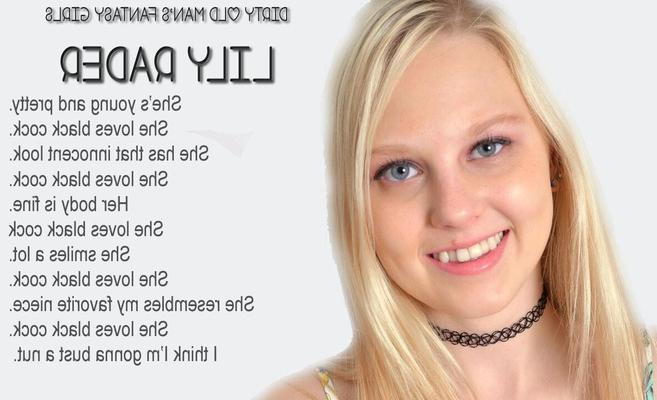 Lily Rader Interracial Fantasia do velho sujo