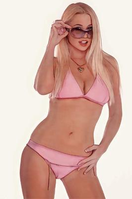 bikini-clad Nikita