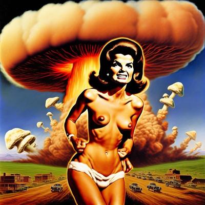 La icónica belleza Jackie, admirablemente y respetuosamente generada por IA TY