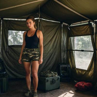 Chicas del ejército de IA - Base del ejército