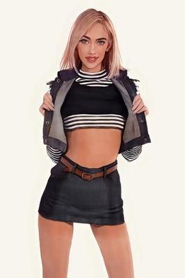 Sky как Android 18 из Dragonball Z