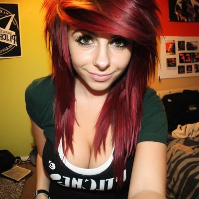 Garotas fofas da cena emo