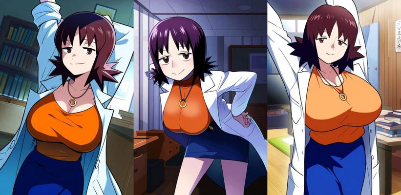 Professor philena ivy pokemon anime ai generated