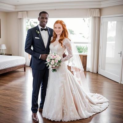 異人種間の結婚式