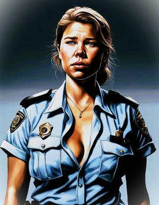 Mujeres policías de IA