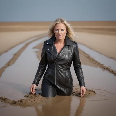 K.I. Leder und Sand können eine gefährliche Kombination sein