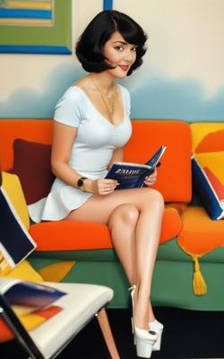 A.I. MILF Drawn-to-IRL – Band 1 (60er-Jahre-Hausfrau)