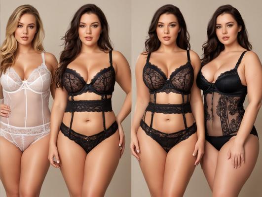 KI-Damen in Dessous 7
