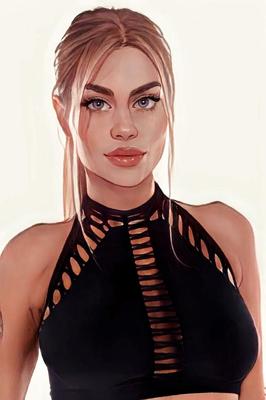 Злата - красавица в черном