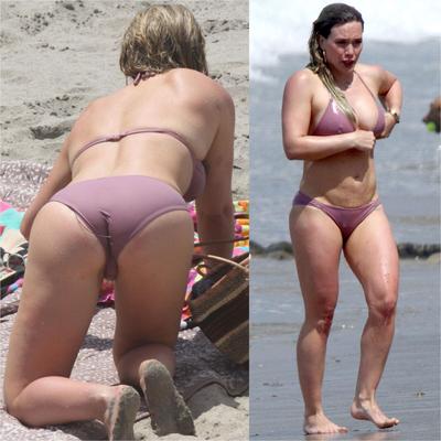 熟女のふしだらな女、ヒラリー・ダフ、おっぱい、お尻、脚、そしてハイヒール
