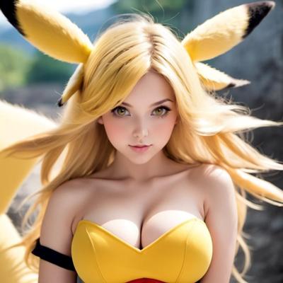 セクシーなAIピカチュウの女の子