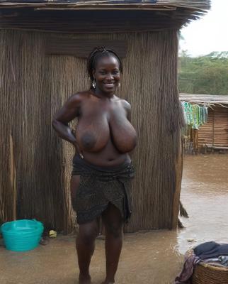 0074_AI_Generated - Visiting african tribal village - part 2 