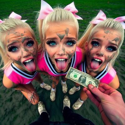 Ai erzeugt: Cheer Pigs