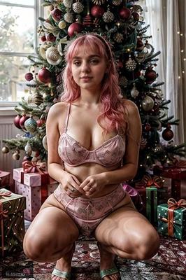 生意気なトルコ人のかわい子ちゃんはおもちゃでクリスマス気分を盛り上げる