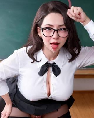 AI 生成 638: 先生トゥーン