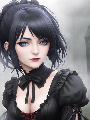 アニメ スタイル - v1 (Ye Olde Goth girls)